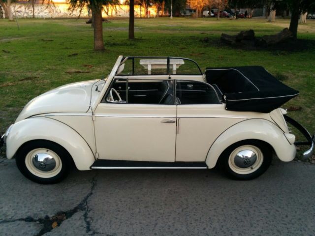 1957 white pearl Volkswagen Beetle - Classic Convertible