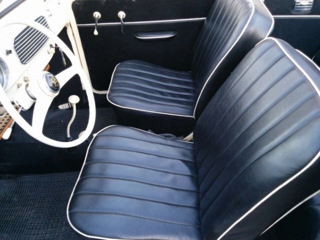 1957 white pearl Volkswagen Beetle - Classic Convertible