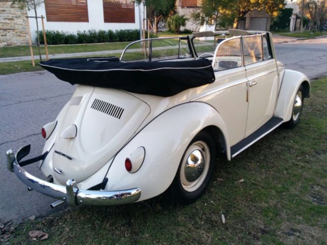 1957 white pearl Volkswagen Beetle - Classic Convertible