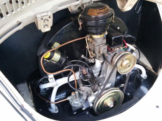 1957 white pearl Volkswagen Beetle - Classic Convertible