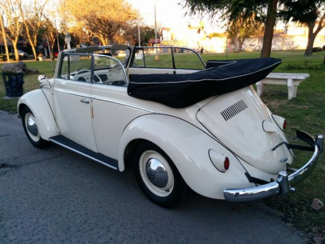 1957 white pearl Volkswagen Beetle - Classic Convertible