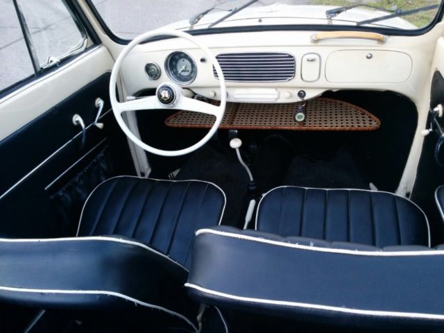 1957 white pearl Volkswagen Beetle - Classic Convertible