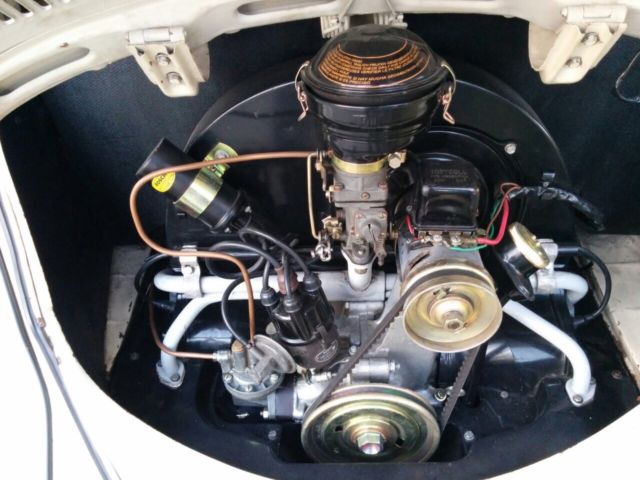 1957 white pearl Volkswagen Beetle - Classic Convertible