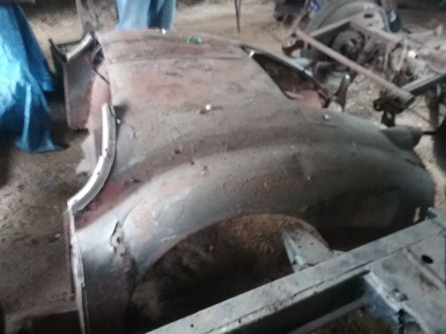 1957 Blue Jaguar XK Roadster