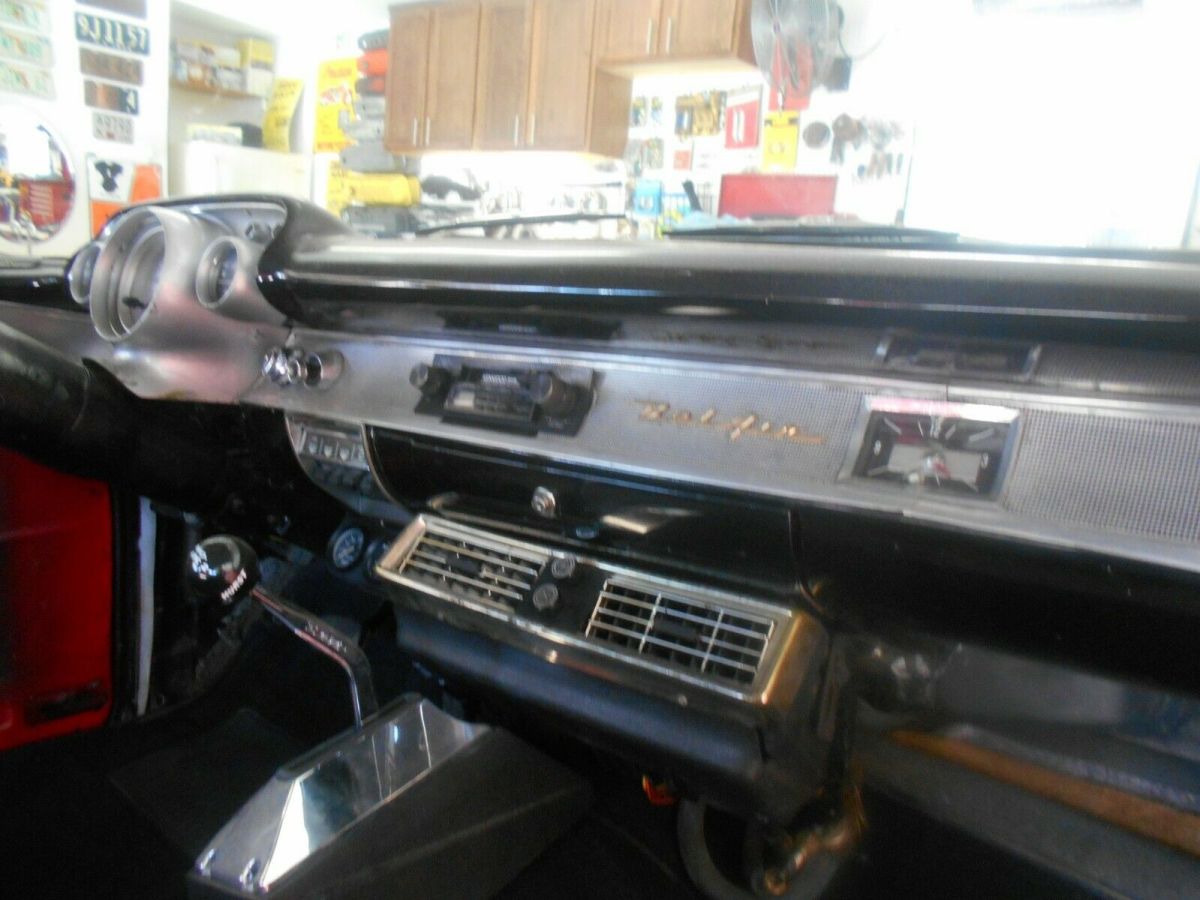 1957 Red Chevrolet Bel Air/150/210 Coupe