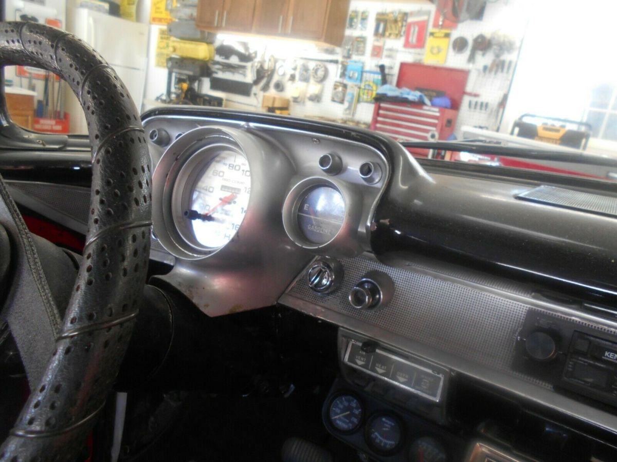 1957 Red Chevrolet Bel Air/150/210 Coupe