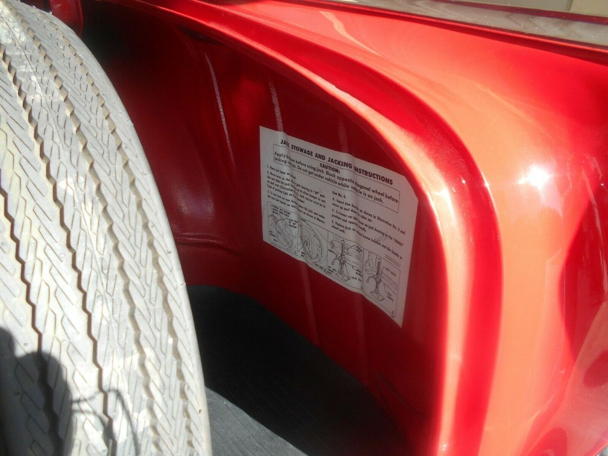 1957 Red Chevrolet Bel Air/150/210 Coupe