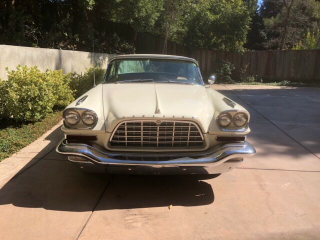 1957 White Chrysler 300 Series Coupe