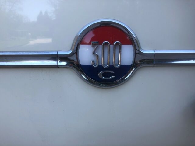 1957 White Chrysler 300 Series Coupe