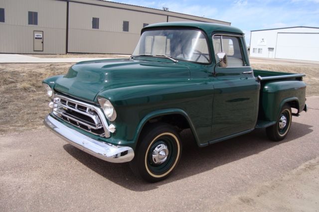 1957 Green Ford F-100 2 Door Pickup