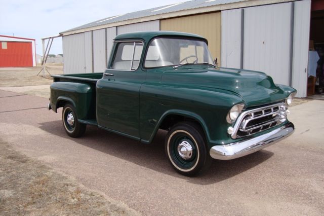 1957 Green Ford F-100 2 Door Pickup