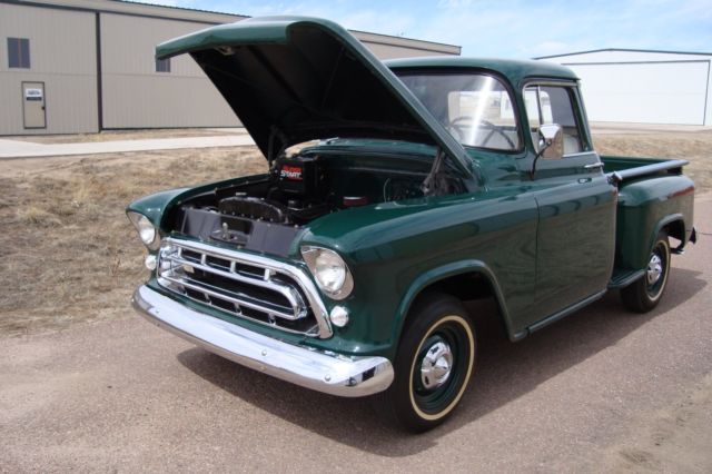 1957 Green Ford F-100 2 Door Pickup