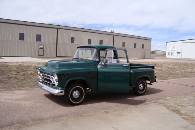 1957 Green Ford F-100 2 Door Pickup
