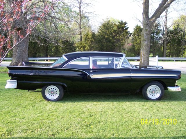 1957 Black Ford Fairlane Sedan