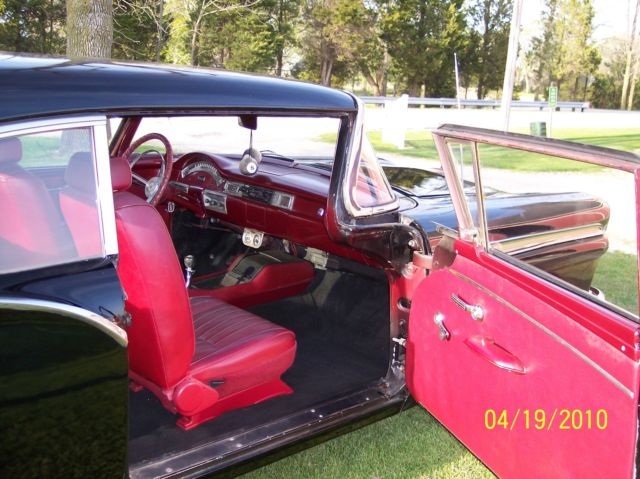 1957 Black Ford Fairlane Sedan