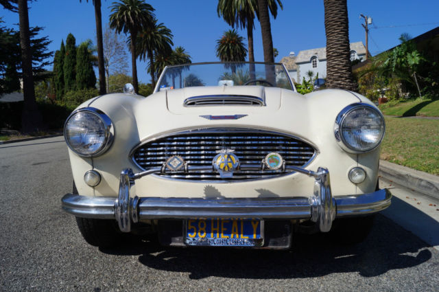 1958 Old English White Austin Healey Other Convertible