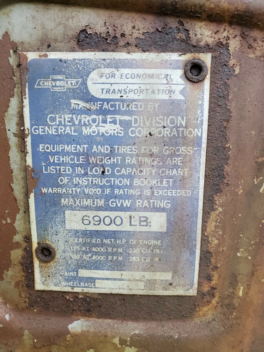 1958 Chevrolet Other Pickups