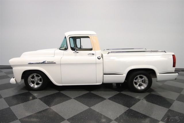 1958 White Chevrolet 3100