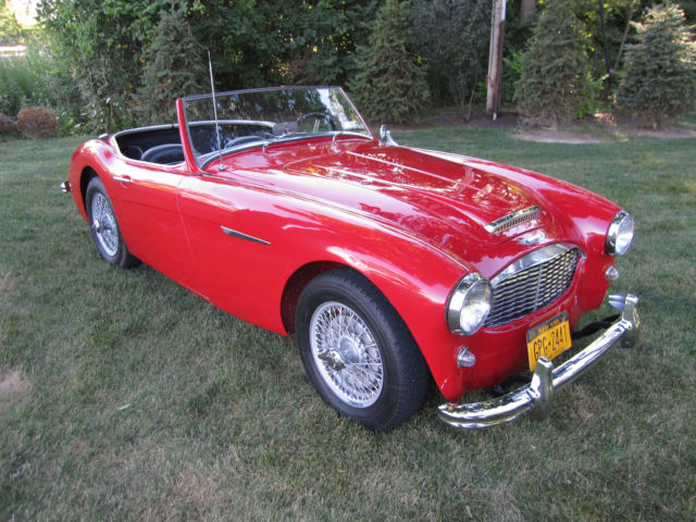 1958 Red Austin Healey Other Convertible
