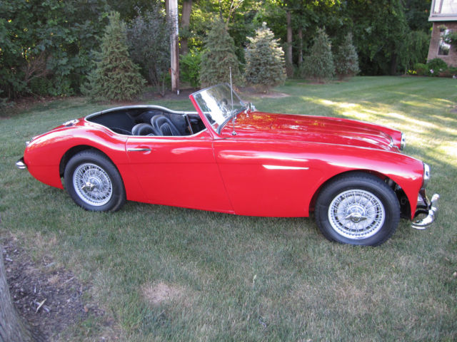 1958 Red Austin Healey Other Convertible