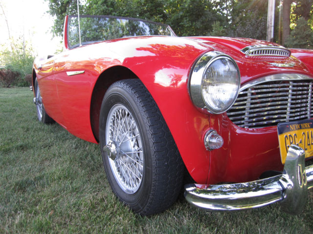 1958 Red Austin Healey Other Convertible