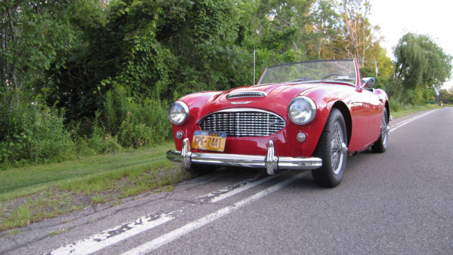 1958 Red Austin Healey Other Convertible