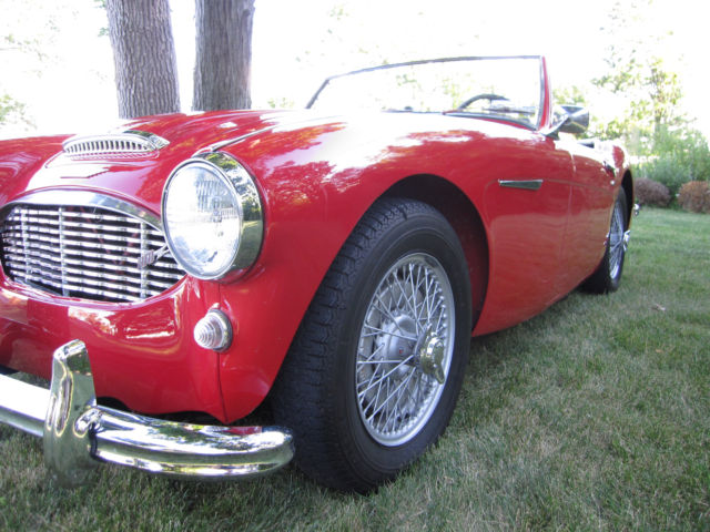 1958 Red Austin Healey Other Convertible