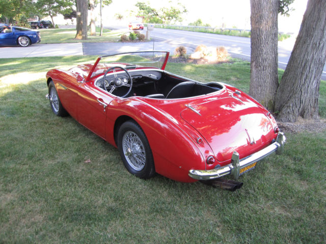 1958 Red Austin Healey Other Convertible