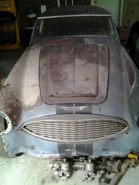 1958 Silver Austin Healey 100-6 Convertible