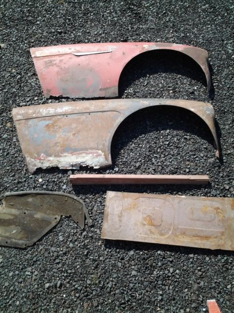 1958 Silver Austin Healey 100-6 Convertible