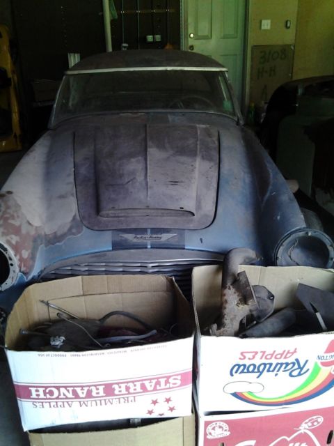 1958 Silver Austin Healey 100-6 Convertible