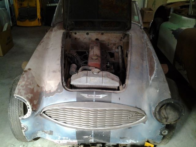 1958 Silver Austin Healey 100-6 Convertible