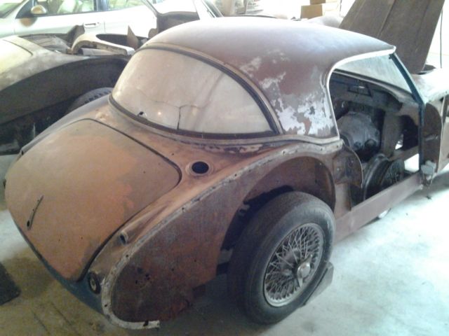 1958 Silver Austin Healey 100-6 Convertible