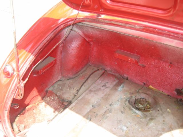 1958 RED Austin Healey Roadster Convertible