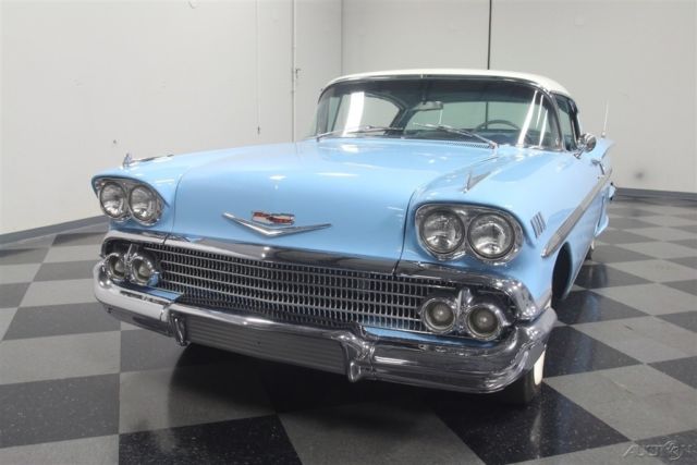 1958 Blue Chevrolet Impala