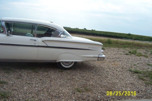 1958 White Chevrolet Bel Air/150/210