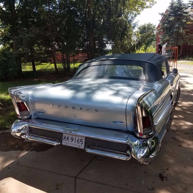 1958 Blue Buick Other Convertible