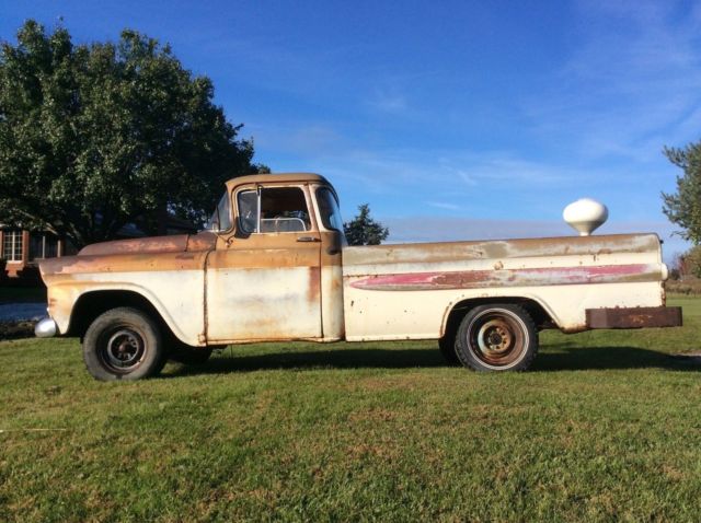 1958 Anniversary Gold / Honey Beige Chevrolet Other Pickups Standard Cab Pickup