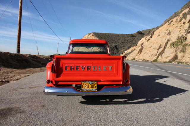 1958 CHEVY ORANGE  Chevrolet Other Pickups PICK UP 