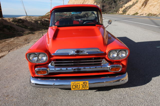 1958 CHEVY ORANGE  Chevrolet Other Pickups PICK UP 