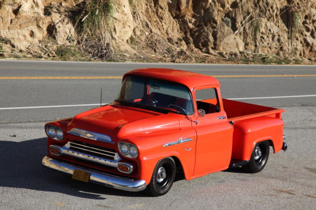 1958 CHEVY ORANGE  Chevrolet Other Pickups PICK UP 