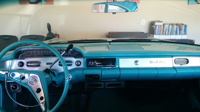 1958 Turquoise Chevrolet Bel Air/150/210