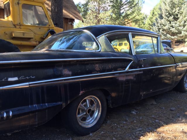 1958 Black Chevrolet Bel Air/150/210 Sedan