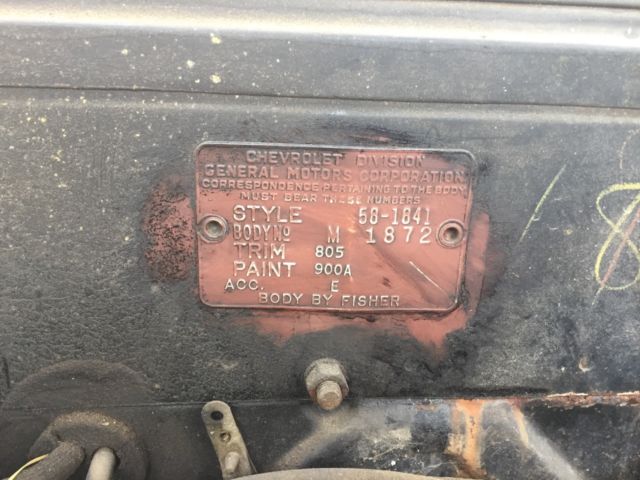 1958 Black Chevrolet Bel Air/150/210 Sedan