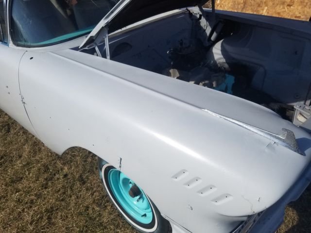 1958 Light grey Chevrolet Bel Air/150/210 Sedan