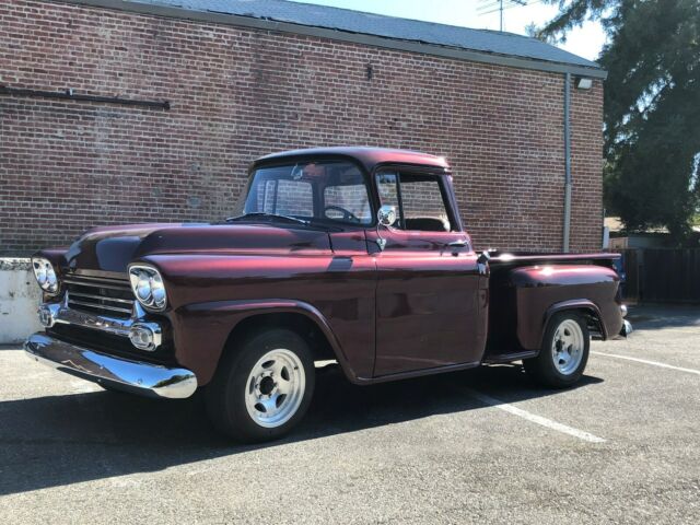 1958 Burgundy Chevrolet Other Pickups Big Window