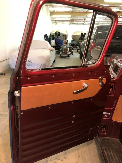 1958 Burgundy Chevrolet Other Pickups Big Window