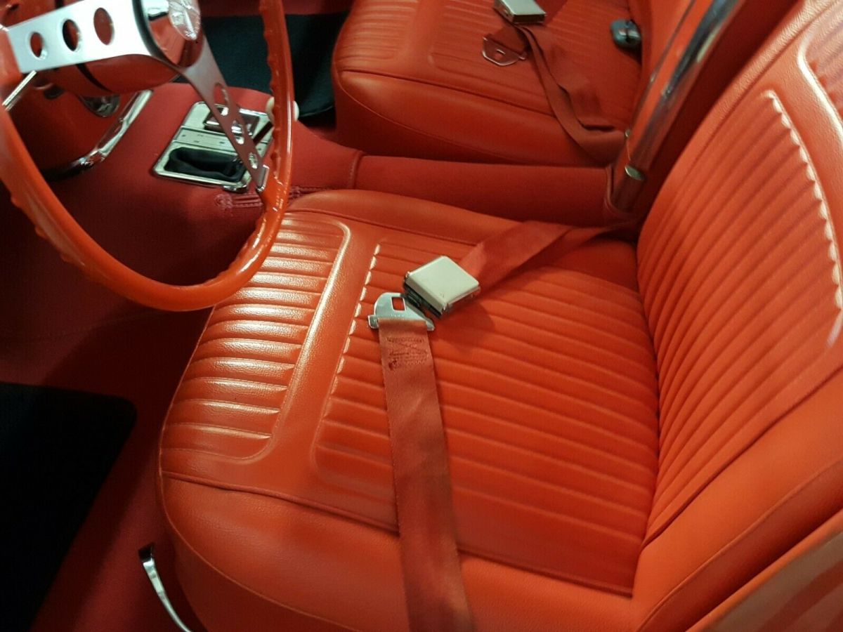 1958 Red Chevrolet Corvette Convertible