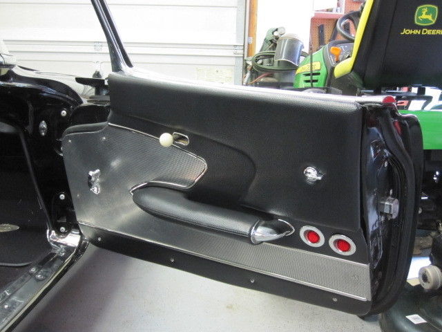 1958 Black Chevrolet Corvette Convertible