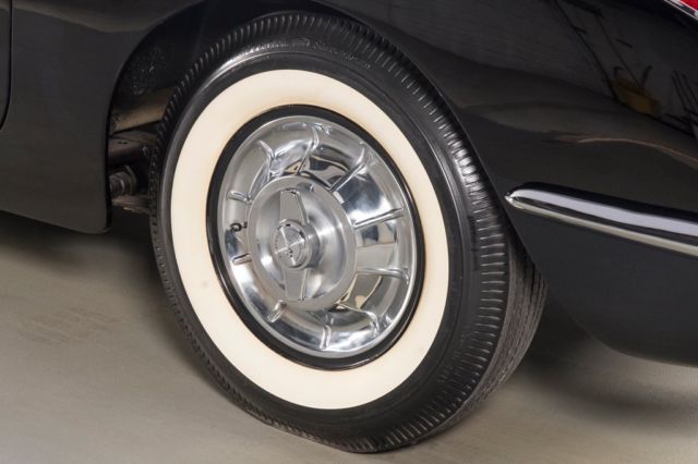 1958 Black Chevrolet Corvette Convertible